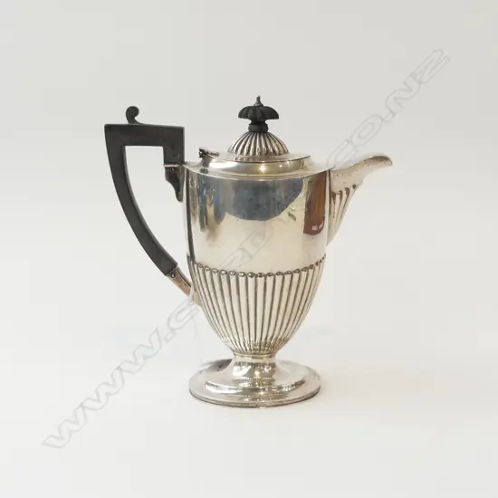 BIRKS STG SILVER COFFEE POT, 286gms