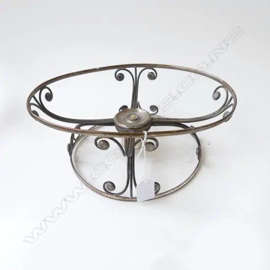 OLD SHEFFIELD PLATE DISH WARMER W.285mm