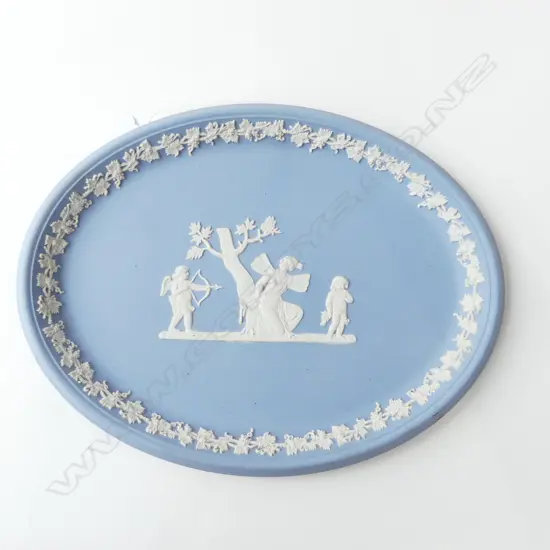 WEDGWOOD JASPERWARE DRESSING TABLE TRAY, L.255MM