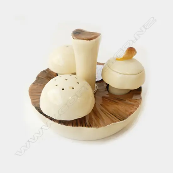 CARLTON WARE CONDIMENT SET