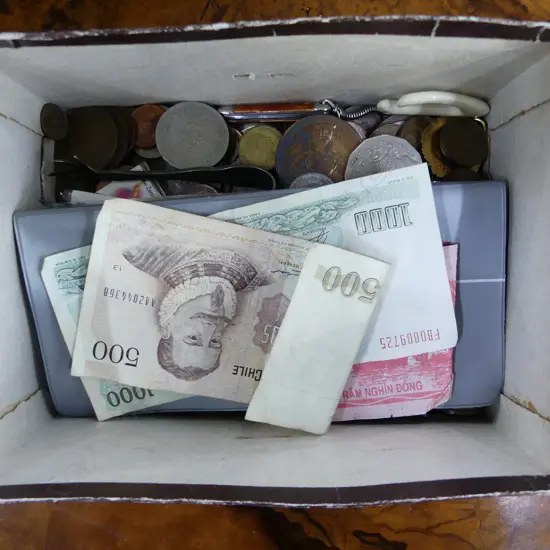 ASST. COINS & BANK NOTES, ETC