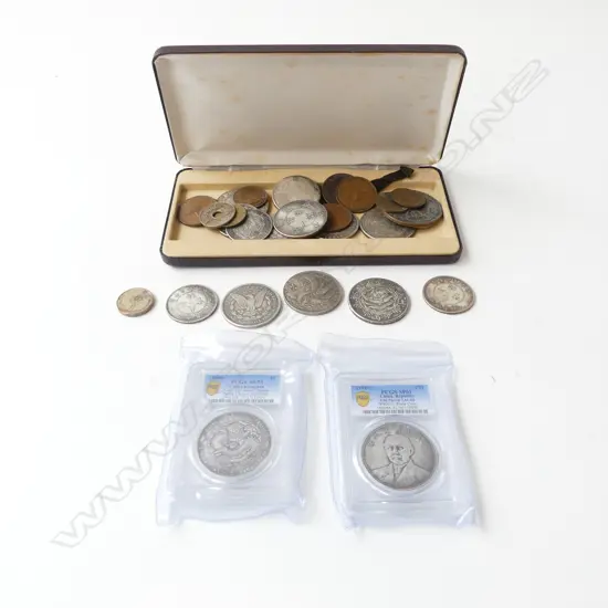 ASST. COINS, MOSTLY ORIENTAL (REPLICAS?)