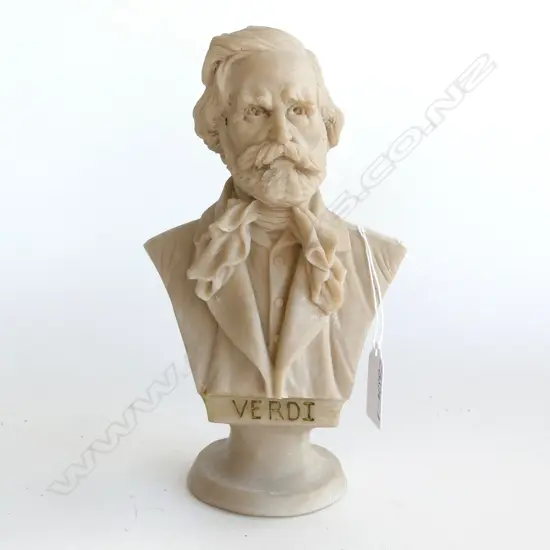 RESIN BUST COMPOSER VERDI