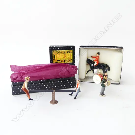 3 BOXED IMPERIAL PROD. NZ 'TOWN & AROUND SERIES': 13 ONE MAN BAND, 19 GENTLEMAN HORSE RINDING, 23 BOYS w. SEESAW