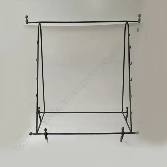 ANTIQUE WROUGHT IRON GUN RACK 1045x530x1190mm