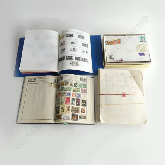 2 STAMP ALBUMS FIRST DAY COVERS