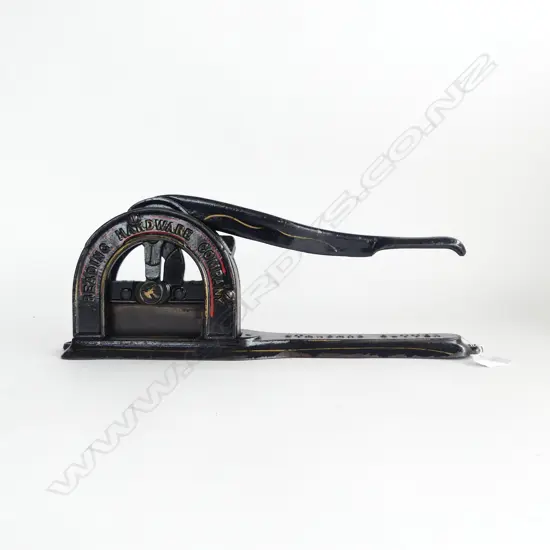 READING HARDWARE CO STANDARD CAST IRON TOBACCO CUTTER L430MM