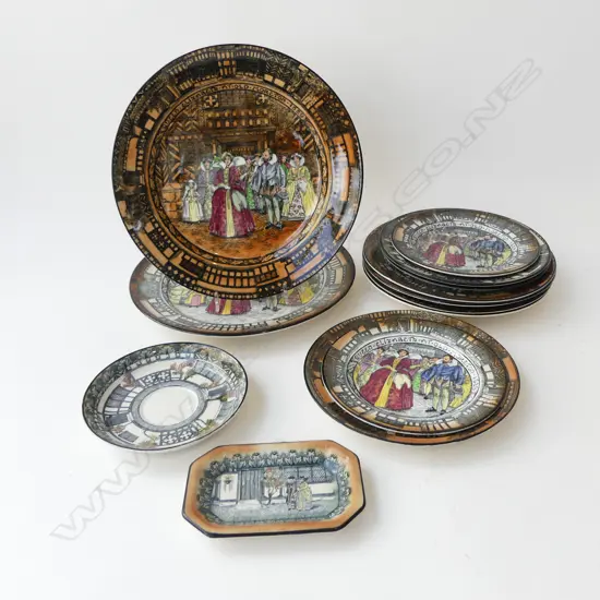 13 ROYAL DOULTON 'OLD MORETON' PLATES