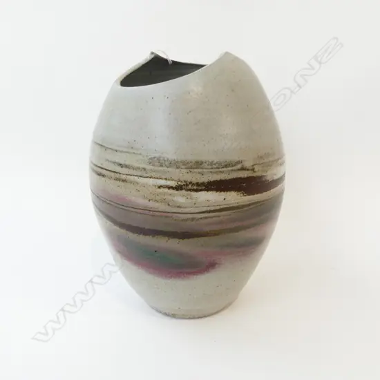 STUDIO POTTERY VASE H.310mm HAIRLINE 