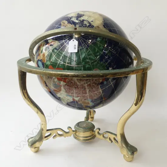 GIMBALLED WORLD GLOBE H.450mm
