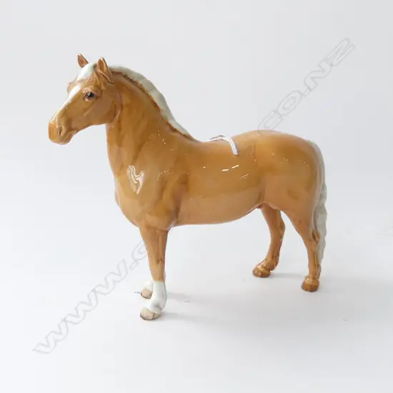 BESWICK HORSE ' WELSH COB'  H 185 X  L 205 ears with glazed frits