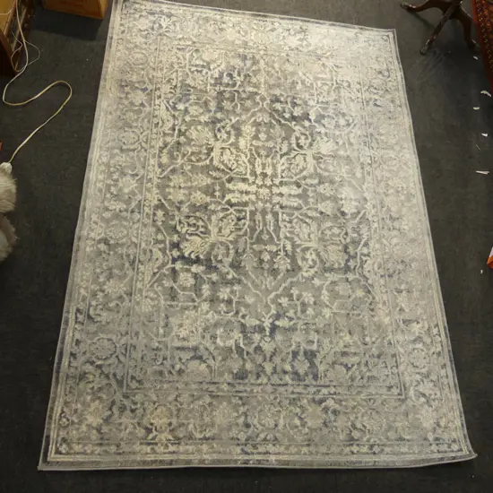 'GARCIA' MACHINED RUG IN FUSION GREY 1600x2300mm