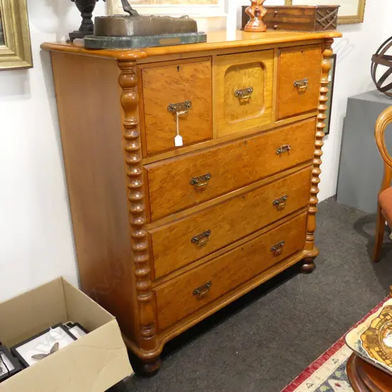 EARLY 20thC SCOTCH CHEST 1170x510x1220mm