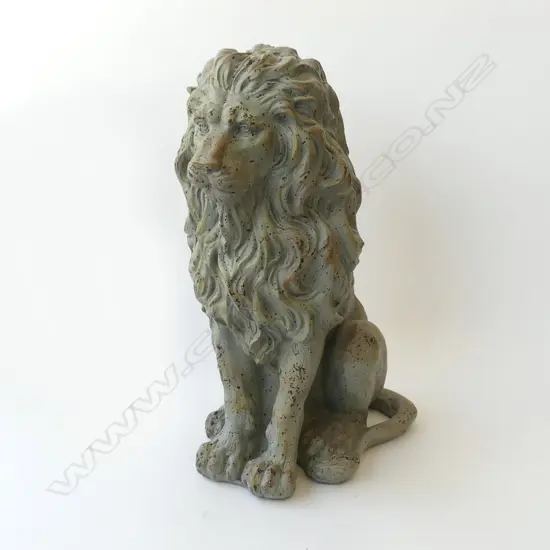 PAINTED PLASTER LION H.510mm