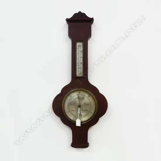 VINTAGE WALL BAROMETER, ENGLAND H.720mm