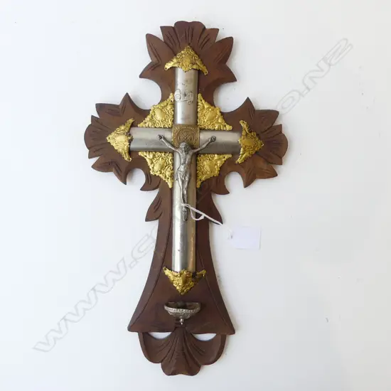VINTAGE CRUCIFIX H380mm