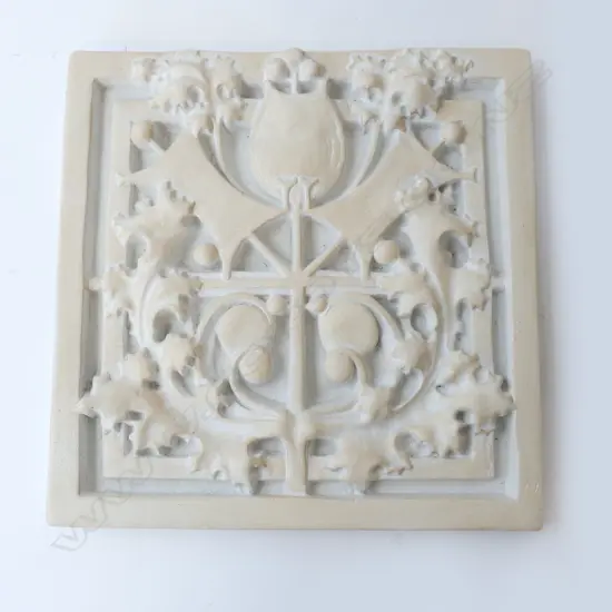 LOUIS SULLIVAN ARCHITECT, 1909 BABSON HOUSE PLASTER TILE 300x300mm