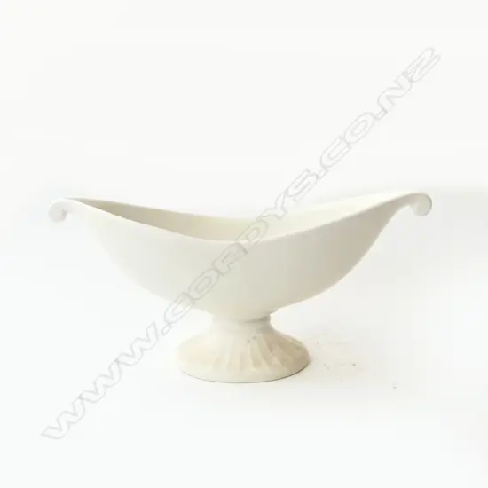 WHITE BESWICK VASE W.330mm