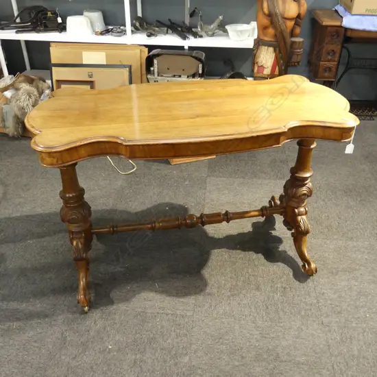 VICTORIAN MAHOGANY OCCASIONAL TABLE 1170x530x735mm 