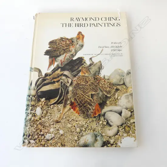 CASED BOOK; RAYMOND CHING, BIRD PAINTINGS