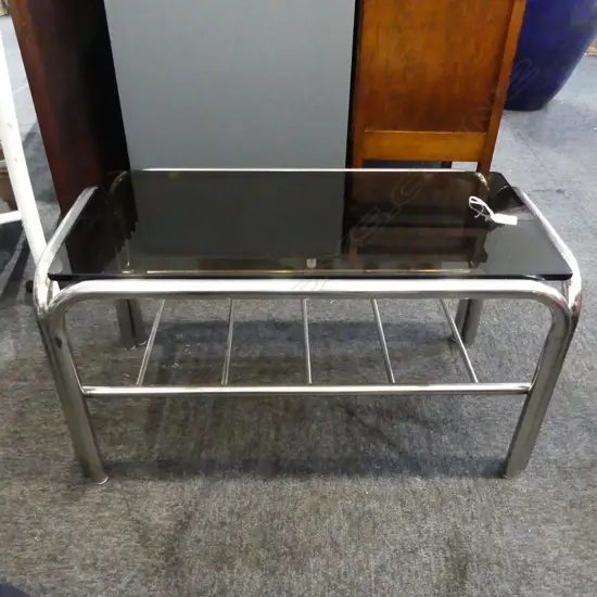   GLASS TOP COFFEE TABLE L750mm