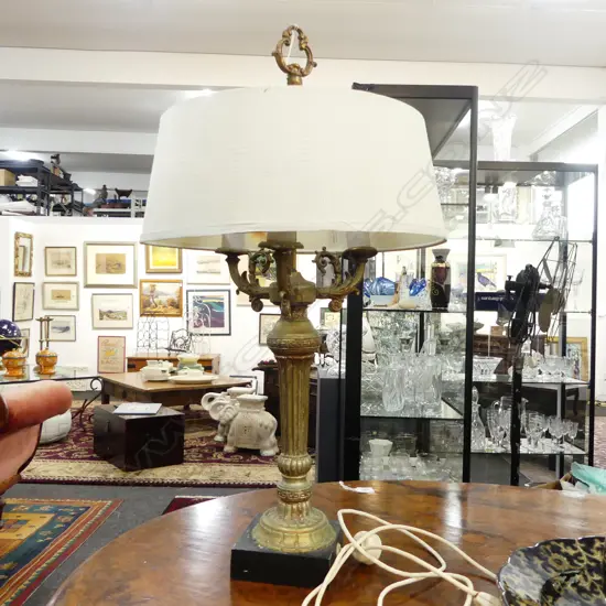 VINTAGE 3 LIGHT TABLE LAMP H.745mm