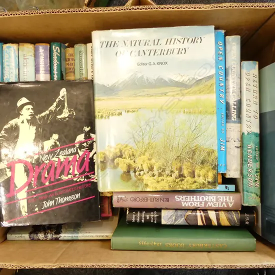 BOX OF NZ HISTORY BOOKS