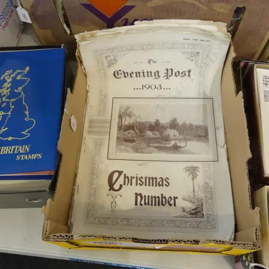 THREE EARLY NZ ‘THE EVENING POST XMAS NUMNER NZ OLD & NEW’ PAPERS 1903, 1904 &1907 MANY PLACES & PHOTOGRAPHS ETC, L.450M