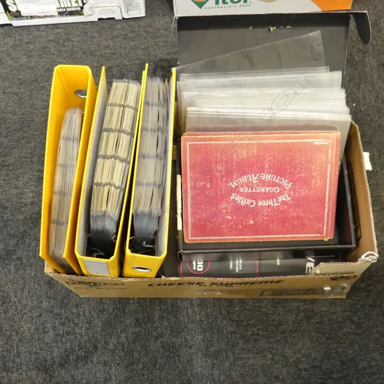 ASST. CIGARETTE CARDS IN ALBUMS