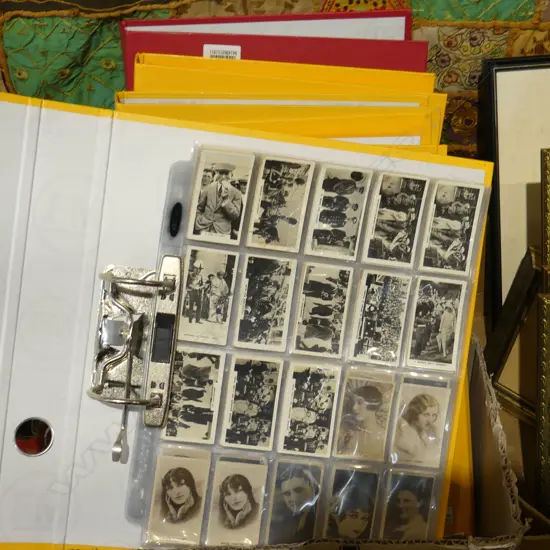 8 FOLDERS ASST. CIGARETTE CARDS