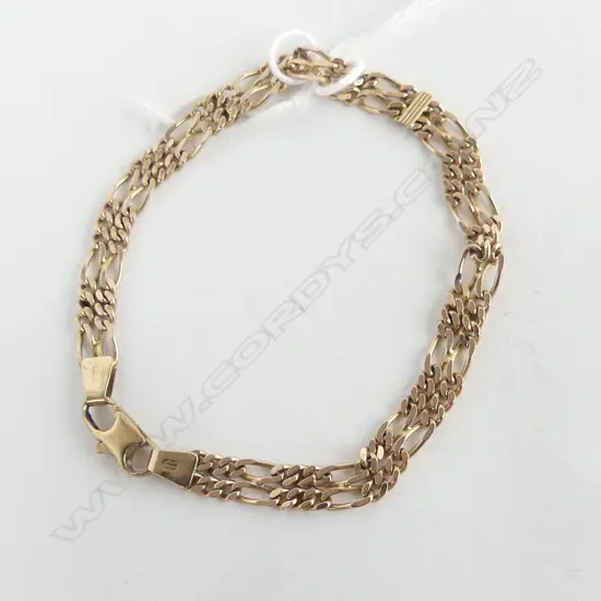 9CT BRACELET 6.4gms