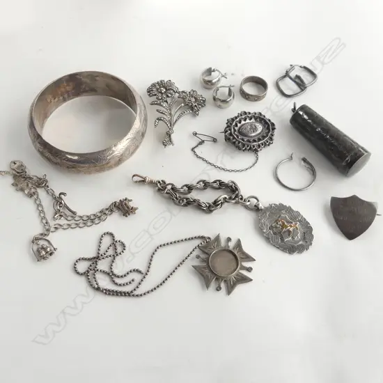 ASST. SILVER JEWELLERY, 130gms