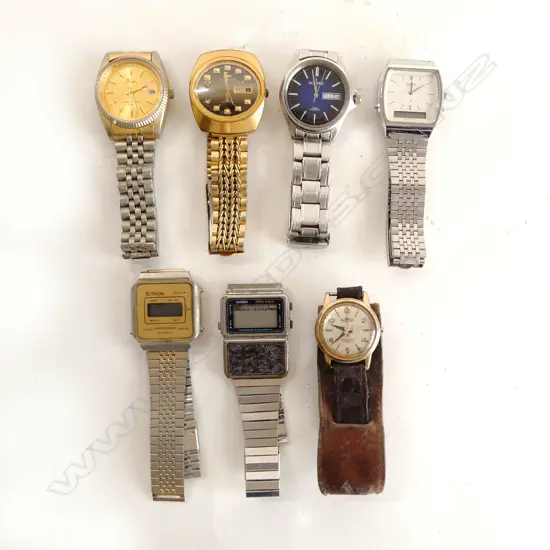 7 GENTS WRIST WATCHES