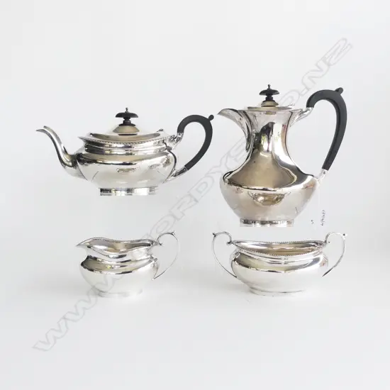 S/SILVER 4PC TEASET 1535gms