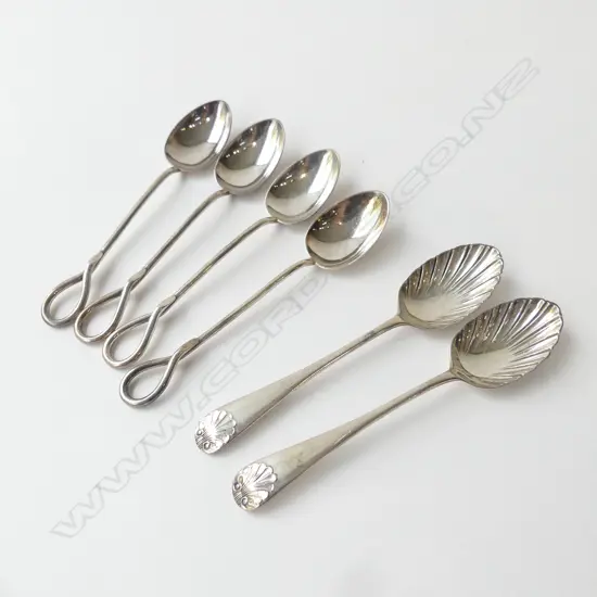 4 & 2 S/SILVER TEASPOONS 79gms
