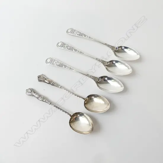 3 & 2 S/SILVER COFFEE SPOONS 51gms