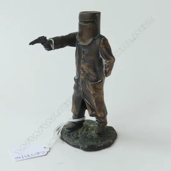 ANNA and GRAEME HOLAN, BRONZE NED KELLY, 216/1000 1985 H.125mm