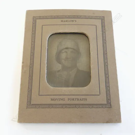 'HARLOW'S MOVING PORTRAITS' 'PORTRAIT DUNEDIN EXHIBITION No.3 Pavilion' details on reverse 120 x 100mm