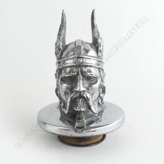 OLD ROVER VIKING CHROME PLATED CAR MASCOT