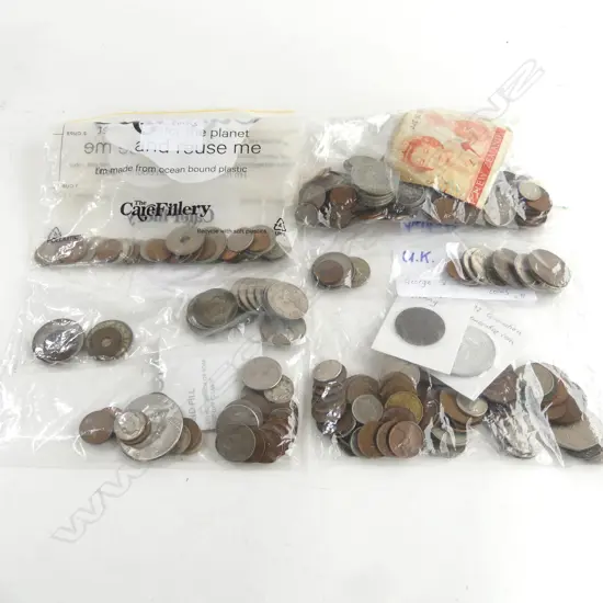 ASST. WORLD COINS ETC