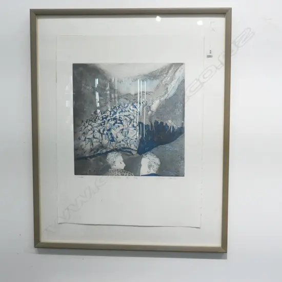 PERRY DAVIES 'BEFORE THE FOX' ETCHING 22/45 450x450mm (975x800mm overall)