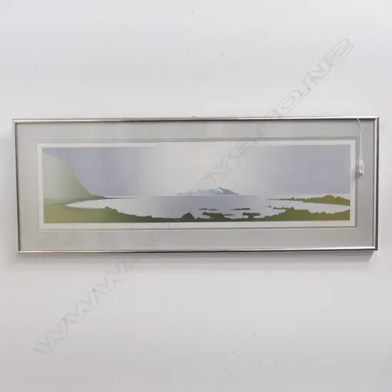 MALCOLM WARR 'KAPITI FROM PUKARUA' SCREEN PRINT '84 72/155 240x880mm
