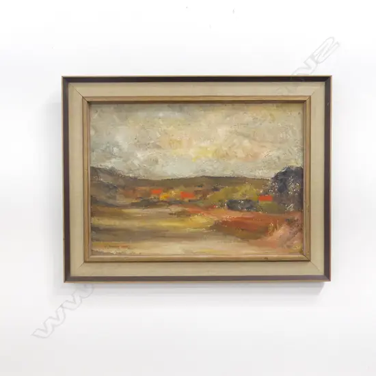 W.BUCKLEY (1930-) RUTLAND GROUP MEMBER OIL ON BOARD 'RD 2' signed & dated 1969. 310 x 440mm