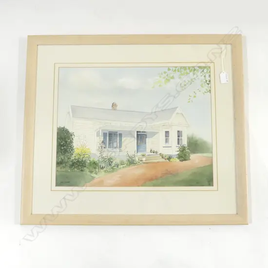 JOAN MYNOT 'VILLA ST ANDREWS ROAD' W/C, 360 x 460mm