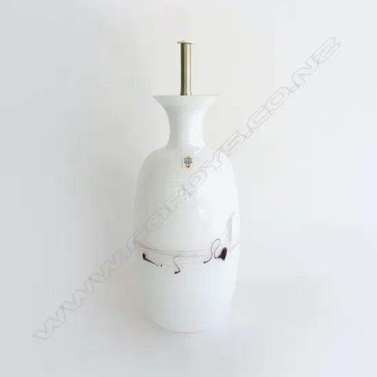 HOLMEGAARD 'MELODY' ART GLASS LAMP BASE H.375mm