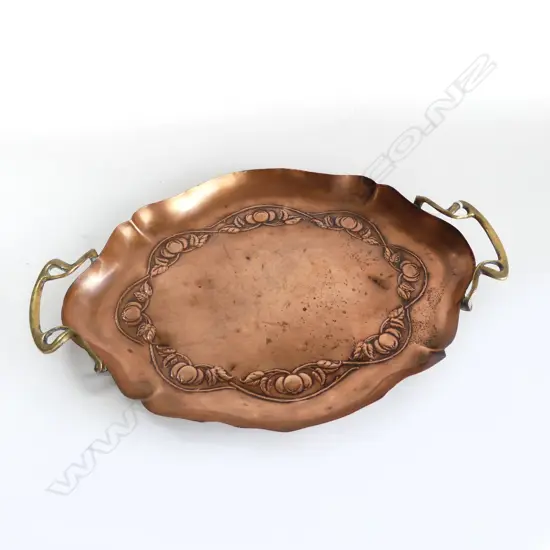 VINTAGE COPPER TRAY 450x300mm