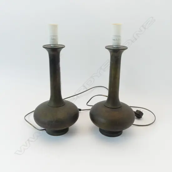 PR VINTAGE BRASS LAMP BASES H.430mm