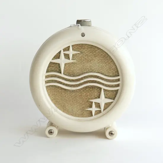 WHITE BAKELITE SPEAKER, 190mm Dia 200mm