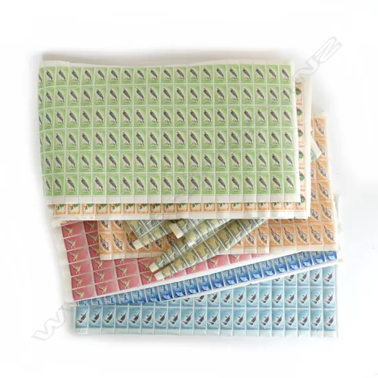 10 (approx) NZ MINT HEALTH STAMPS IN MOSTLY FULL SHEETS