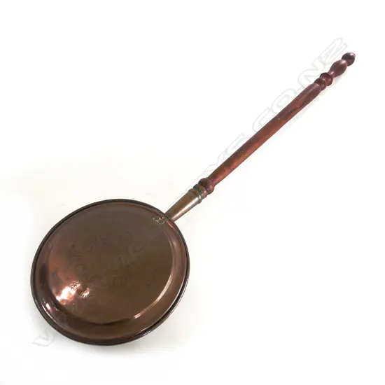 ANTIQUE COPPER BED WARMER L.1070mm